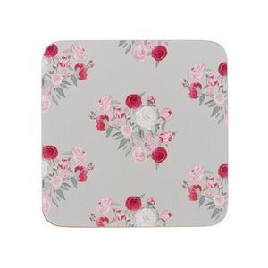 New Peony ‎ Set of 4 Sophie Allport coasters in sealed gift box cork back